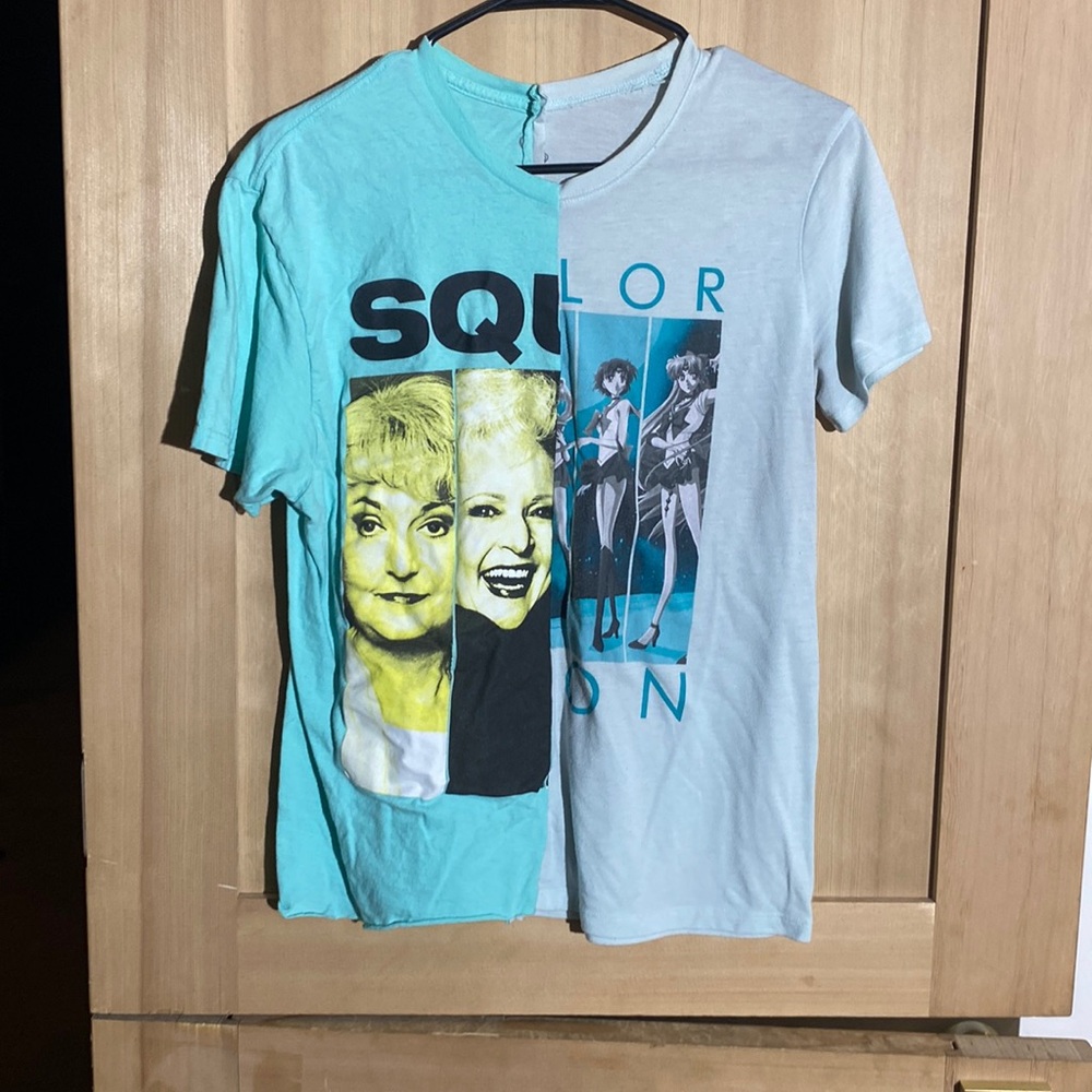 Half & half shirt